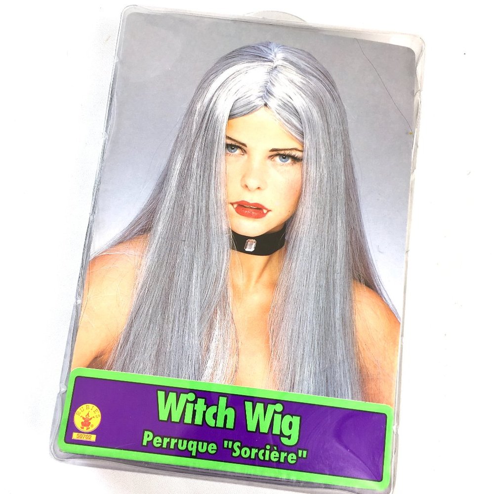 Rubies Long Grey Wig 50702 NWT NOS